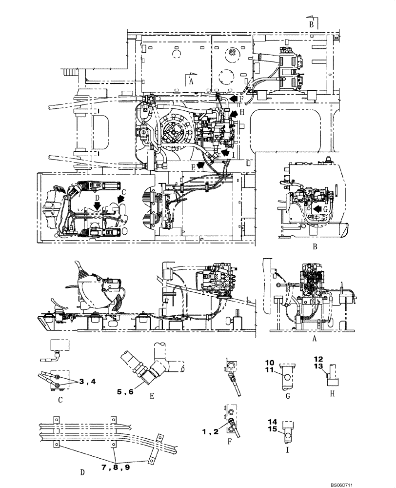 Схема запчастей Case CX330 - (08-053-00[01]) - HYDRAULIC CIRCUIT - PLUG, BLANK-OFF (OPTIONAL) (08) - HYDRAULICS