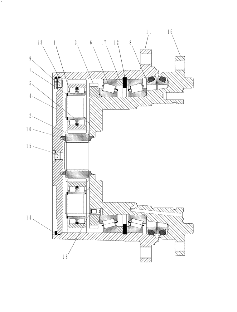 Схема запчастей Case 450CT - (06-36[04]) - MOTOR ASSY - REXROTH - 2 SPEED CTL DRIVE MOTOR (450CT) (06) - POWER TRAIN