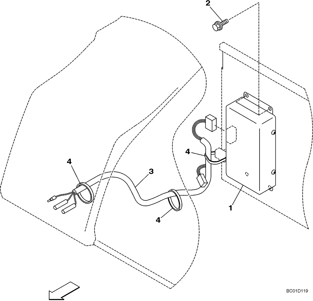 Схема запчастей Case CX800 - (04-05) - CONVERTER (04) - ELECTRICAL SYSTEMS