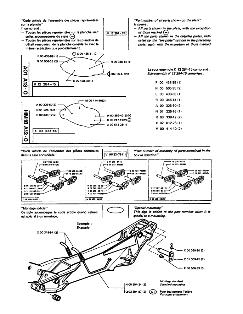 Схема запчастей Case 220 - (A-006) - CODE SIGNS AND EXPRESSIONS (00) - GENERAL
