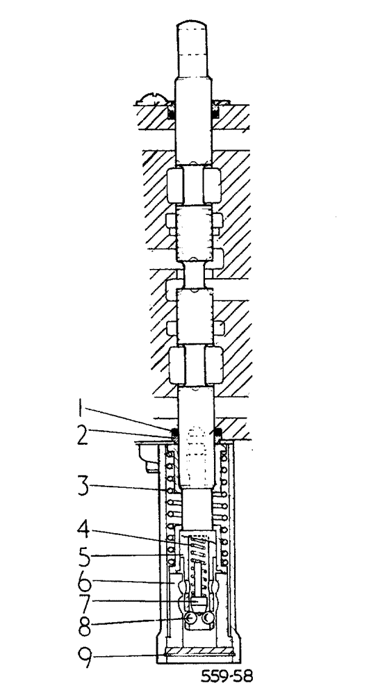 Схема запчастей Case 3400 - (093) - SPOOL BUCKET LIFT (35) - HYDRAULIC SYSTEMS