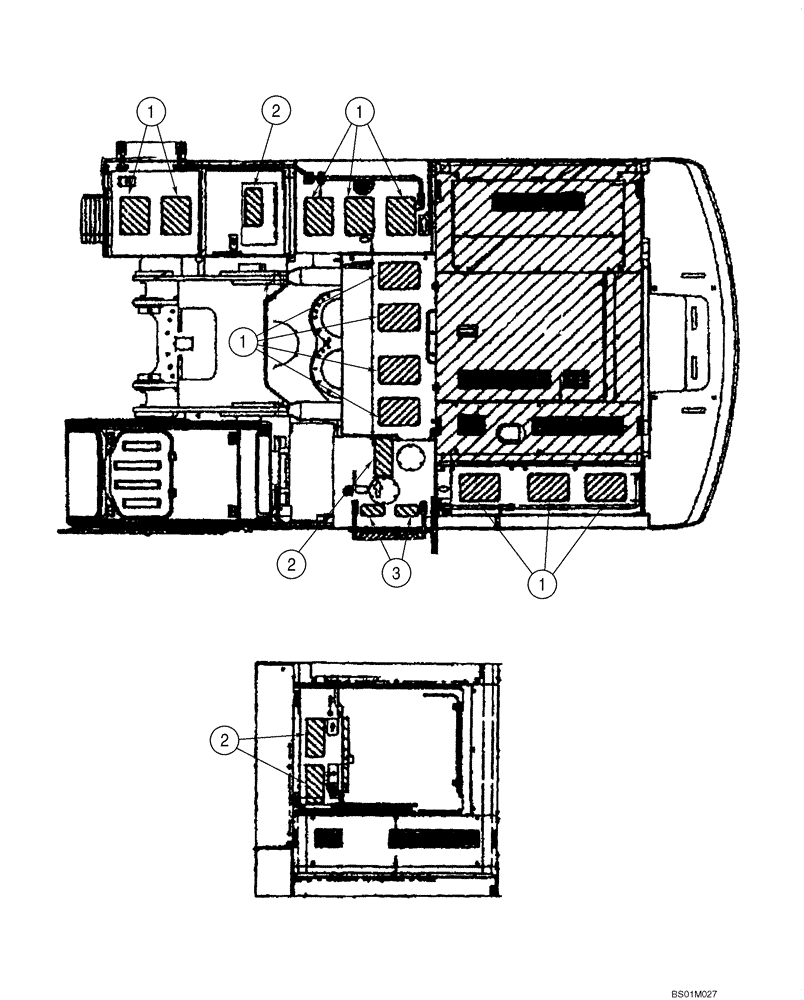 Схема запчастей Case CX800 - (09-62) - DECALS (09) - CHASSIS