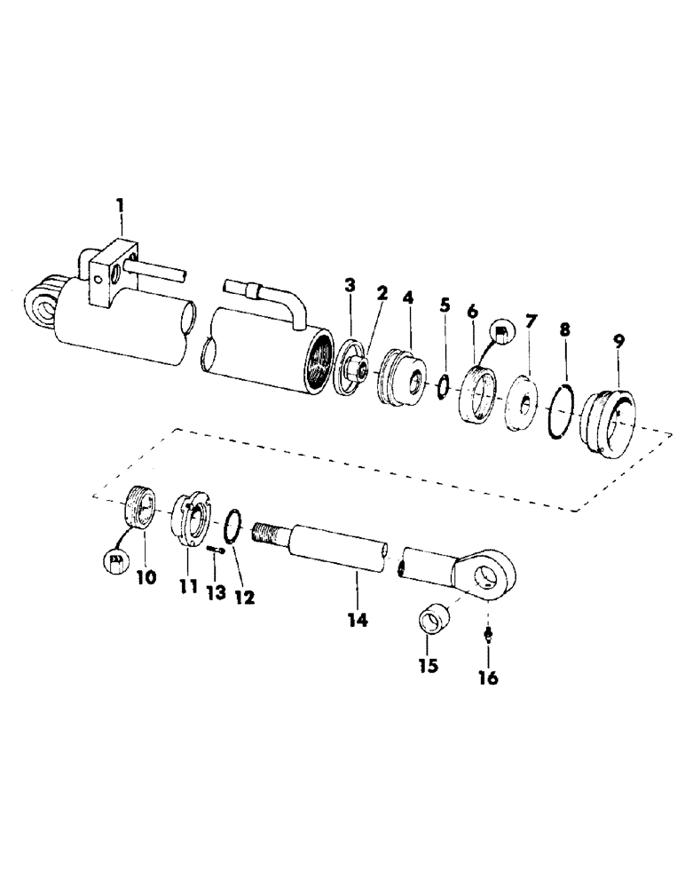 Схема запчастей Case 40EC - (J20) - GRAB ARM CYLINDER FOR:, 24 FELLER BUNCHER, (4.750" BORE X 10 (07) - HYDRAULIC SYSTEM