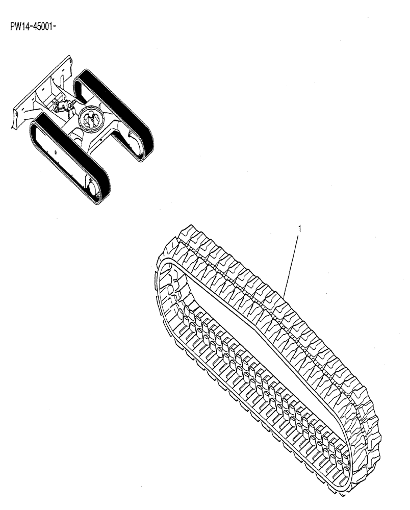 Схема запчастей Case CX31B - (02-010) - SHOE ASSY (39) - FRAMES AND BALLASTING