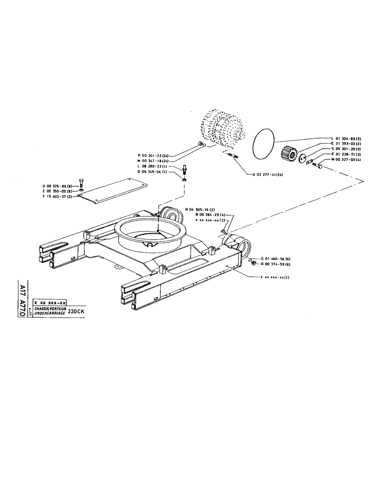 Схема запчастей Case 160CKS - (030) - UNDERCARRIAGE (04) - UNDERCARRIAGE