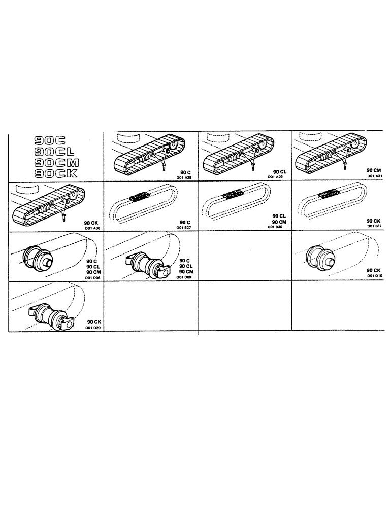 Схема запчастей Case 90CL - (001I) - PICTORIAL (00) - PICTORIAL INDEX