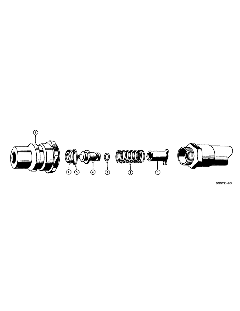 Схема запчастей Case 420C - (254[1]) - 4025AA PULL BEHIND COUPLING - MALE (07) - HYDRAULIC SYSTEM