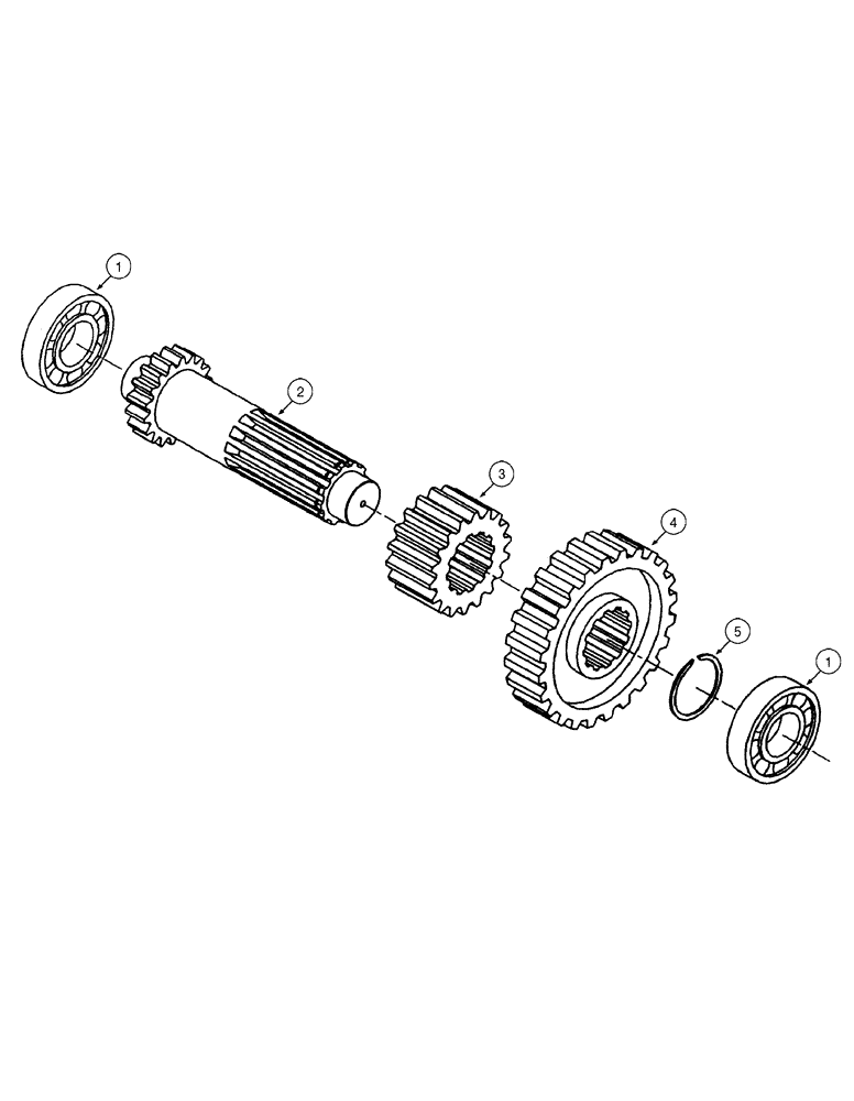 Схема запчастей Case 885 AWD - (06-26[01]) - TRANSMISSION - 6th SPEED AXLE (06) - POWER TRAIN