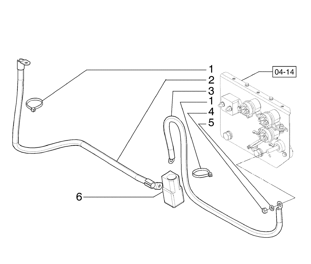 Схема запчастей Case 885B - (04-13[01]) - ELECTRICAL SYSTEM, FPT ENGINE (04) - ELECTRICAL SYSTEMS