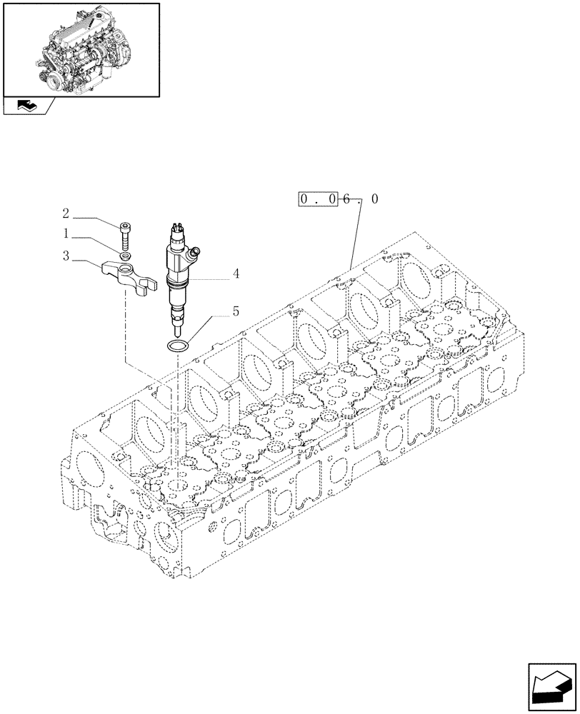 Схема запчастей Case F2CE9684P E007 - (0.14.8) - INJECTOR & RELATED PARTS (504137249) 