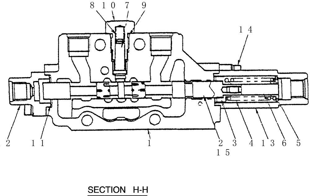 Схема запчастей Case CX31B - (HC008-01) - VALVE ASSY, CONTROL (TRAVEL RIGHT) (00) - GENERAL & PICTORIAL INDEX