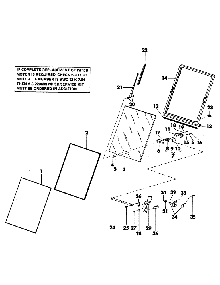 Схема запчастей Case 40EC - (041) - STANDARD CAB UPPER FRONT WINDOW AND ATTACHING PARTS (05) - UPPERSTRUCTURE CHASSIS