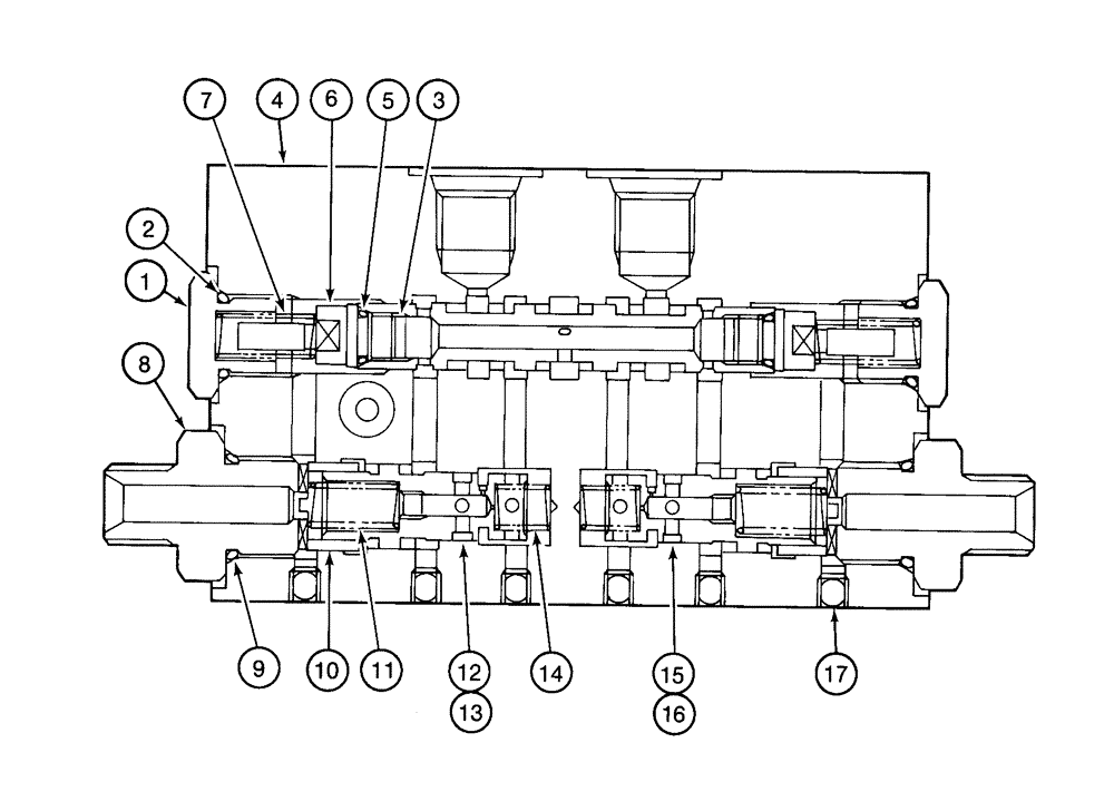 Схема запчастей Case 9020 - (8-102) - CUSHION VALVE (08) - HYDRAULICS