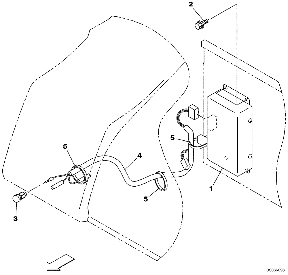 Схема запчастей Case CX460 - (04-07) - CONVERTER (04) - ELECTRICAL SYSTEMS