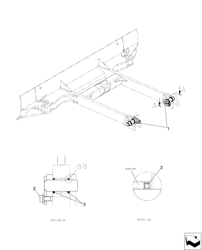 Схема запчастей Case CX17B - (02-016) - DOZER INSTAL (86) - DOZER