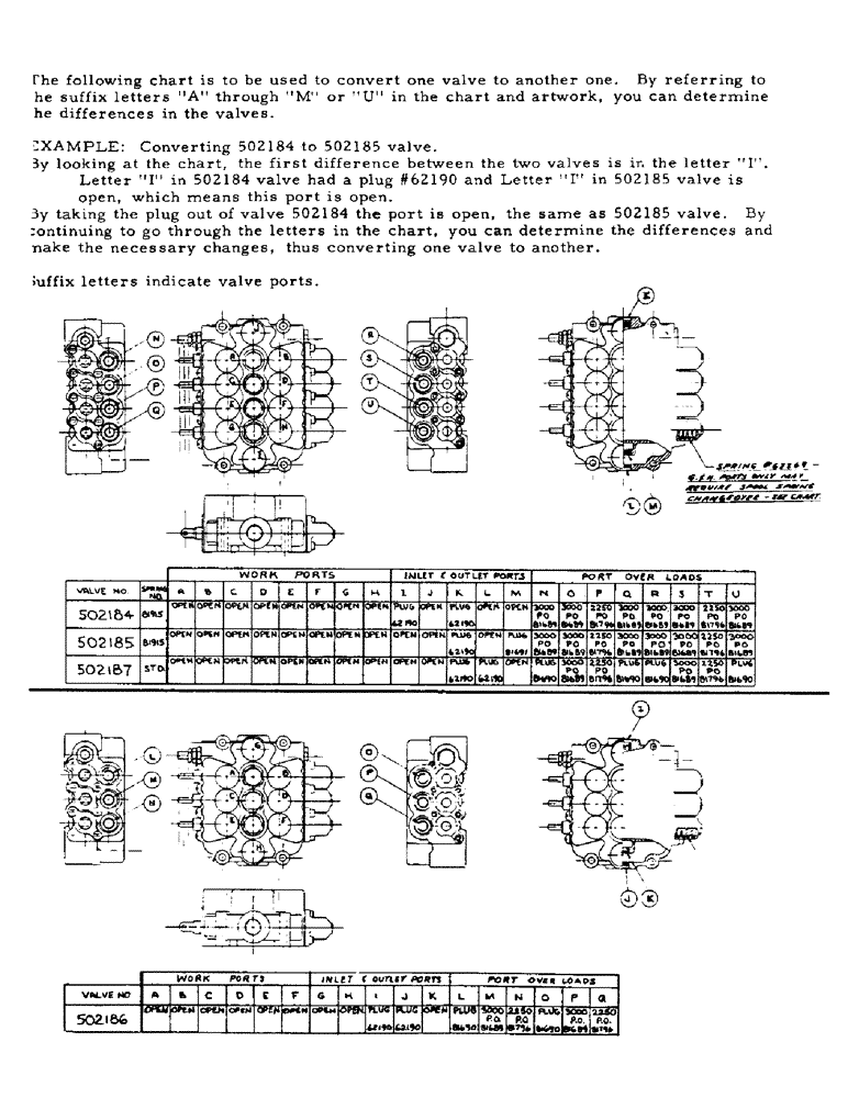 Схема запчастей Case 40EC - (H25C) - VALVE BANK ARRANGEMENT (CONTD), (USED ON UNITS WITH SERIAL (07) - HYDRAULIC SYSTEM