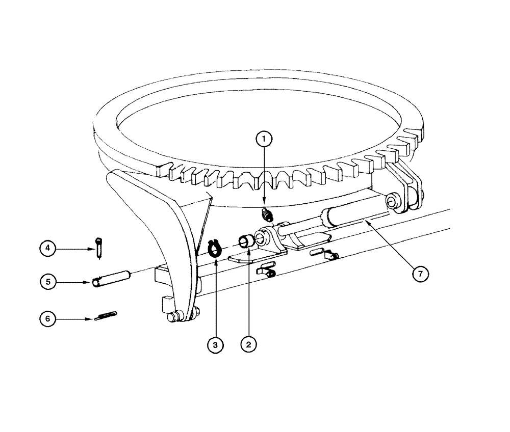 Схема запчастей Case 865 DHP - (9-030) - BLADE - TILT MECHANISM (09) - CHASSIS