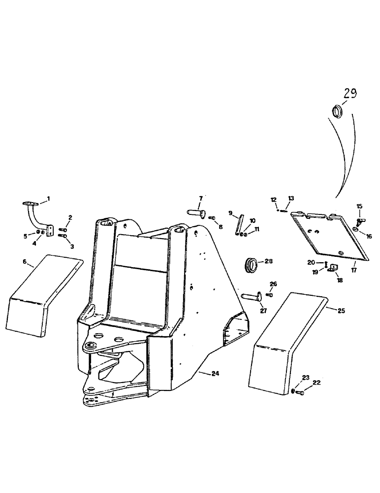 Схема запчастей Case 221B - (9-07A) - FRONT FRAME, 121B (DAH1216218-) / 221B (DAH2215929-) (09) - CHASSIS/ATTACHMENTS