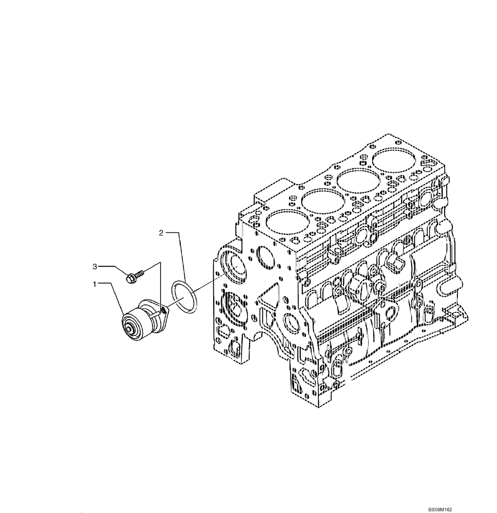 Схема запчастей Case 650L - (10.402.01) - WATER PUMP (10) - ENGINE