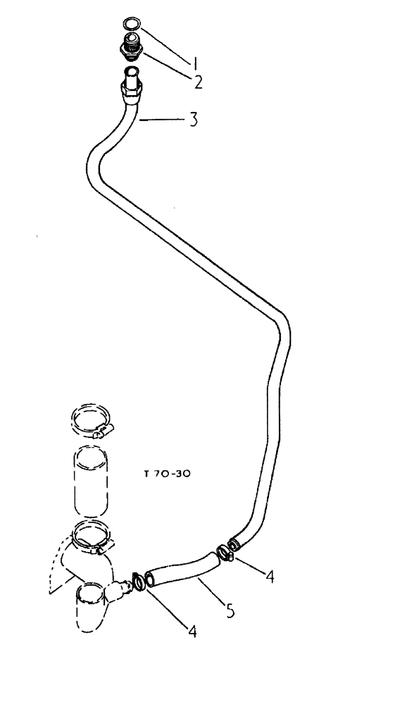 Схема запчастей Case 500 - (07-006) - TRANS. LINES - VALVE MANIFOLD No Description