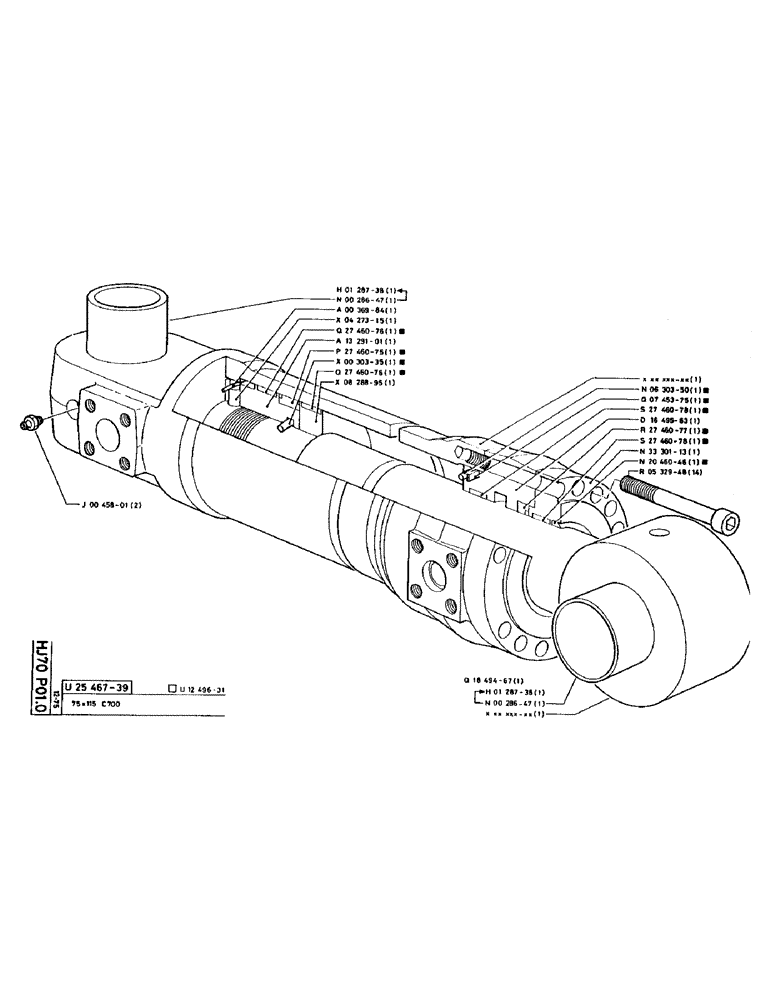 Схема запчастей Case 90CL - (095) - NO DESCRIPTION PROVIDED (07) - HYDRAULIC SYSTEM