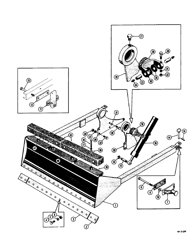 Схема запчастей Case 310G - (214) - BULLDOZER (05) - UPPERSTRUCTURE CHASSIS