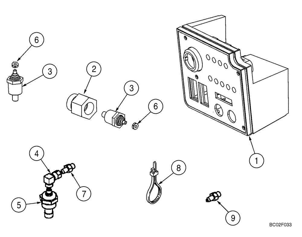 Схема запчастей Case 75XT - (04-26) - ENGINE - SHUTDOWN, AUTOMATIC (04) - ELECTRICAL SYSTEMS