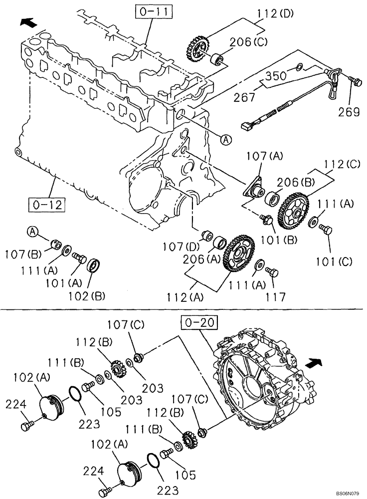 Схема запчастей Case CX240BLR - (02-15) - CAMSHAFT - VALVE MECHANISM (02) - ENGINE