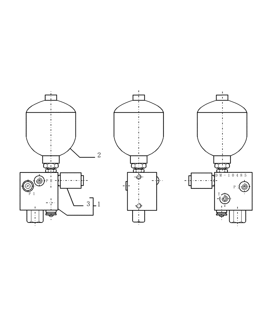 Схема запчастей Case 1850K - (3.434[06]) - HYDRAULIC SYSTEM PIPING (07) - HYDRAULIC SYSTEM/FRAME