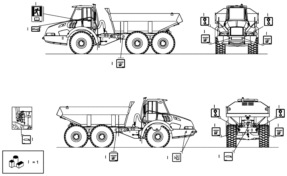 Схема запчастей Case 335 - (98A01000798[001]) - ACCESSORIES - PLATES (90) - PLATFORM, CAB, BODYWORK AND DECALS