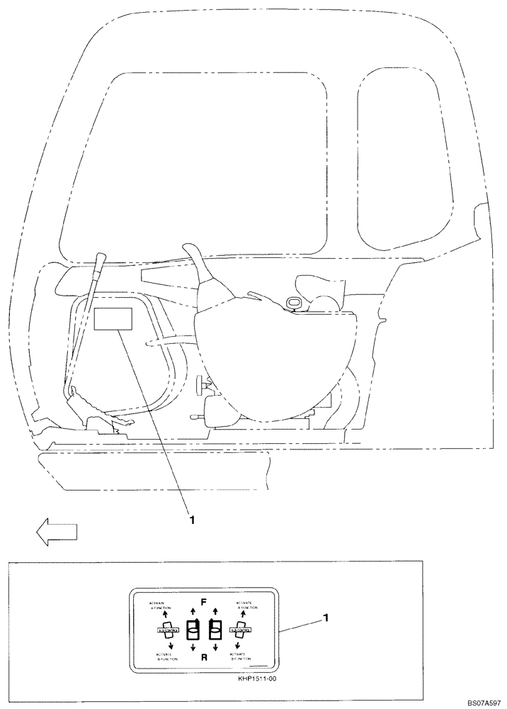 Схема запчастей Case CX210B - (09-51) - DECALS (09) - CHASSIS/ATTACHMENTS