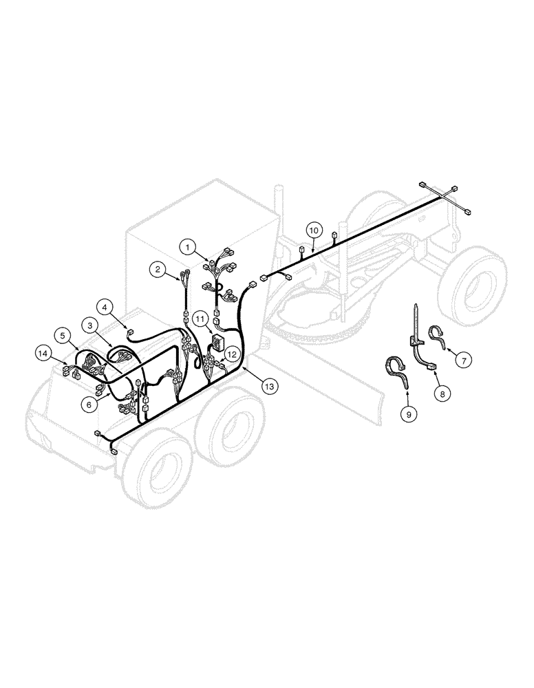 Схема запчастей Case 865 AWD - (04-08[01]) - ELECTRICAL SYSTEM - MAIN (04) - ELECTRICAL SYSTEMS