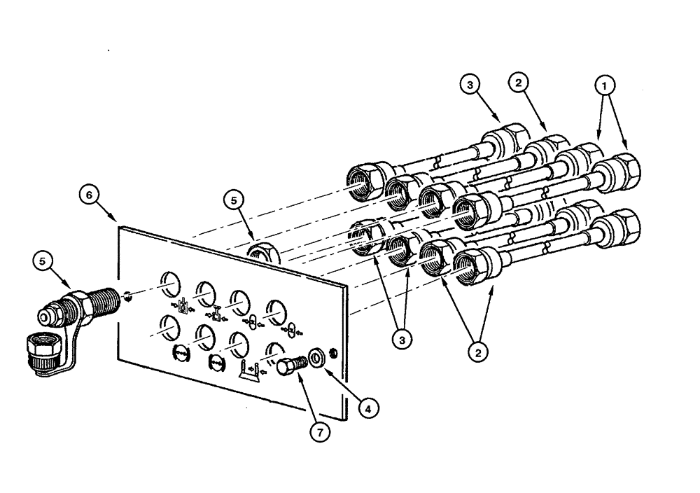 Схема запчастей Case 865 - (08.68[00]) - DIAGNOSTIC PRESSURE PORTS (08) - HYDRAULICS