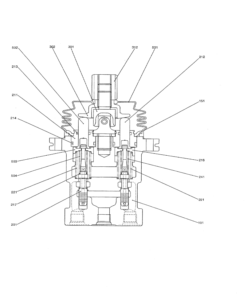 Схема запчастей Case CX31B - (07-039) - VALVE ASSY, PILOT, P/N PX30V00043F1, F3 (35) - HYDRAULIC SYSTEMS