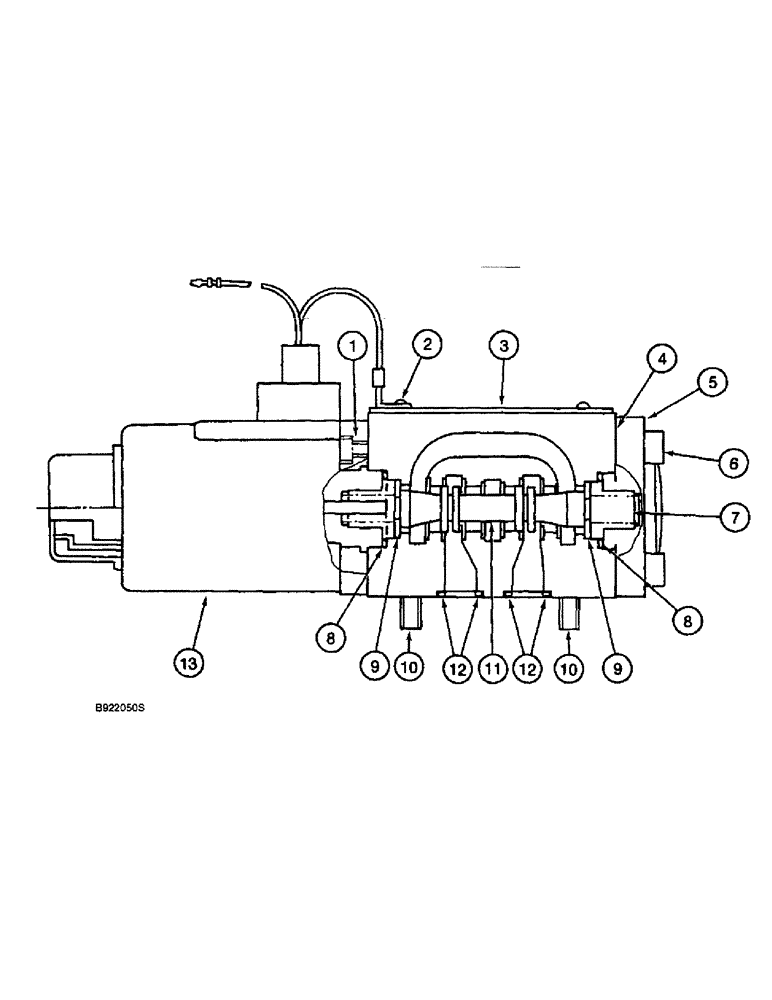 Схема запчастей Case 9010 - (8-42) - 150425A1 SOLENOID VALVE (08) - HYDRAULICS