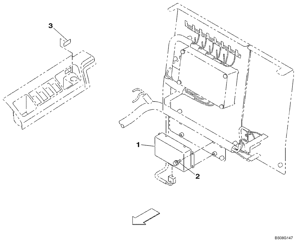 Схема запчастей Case CX470B - (04-05) - CONVERTER (04) - ELECTRICAL SYSTEMS