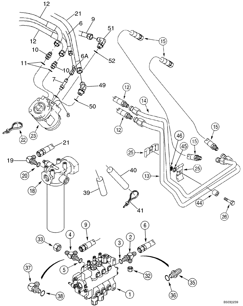 Схема запчастей Case 580M - (05-02) - HYDRAULICS - STEERING (05) - STEERING