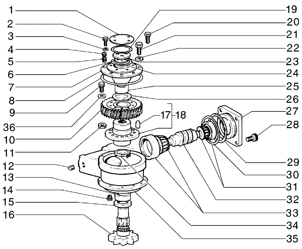 Схема запчастей Case 885B AWD - (09-02[01]) - CIRCLE REDUCTION GEAR (09) - CHASSIS/ATTACHMENTS