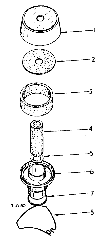 Схема запчастей Case 500 - (12-102) - AIR BREATHER PETROL ENGINE No Description