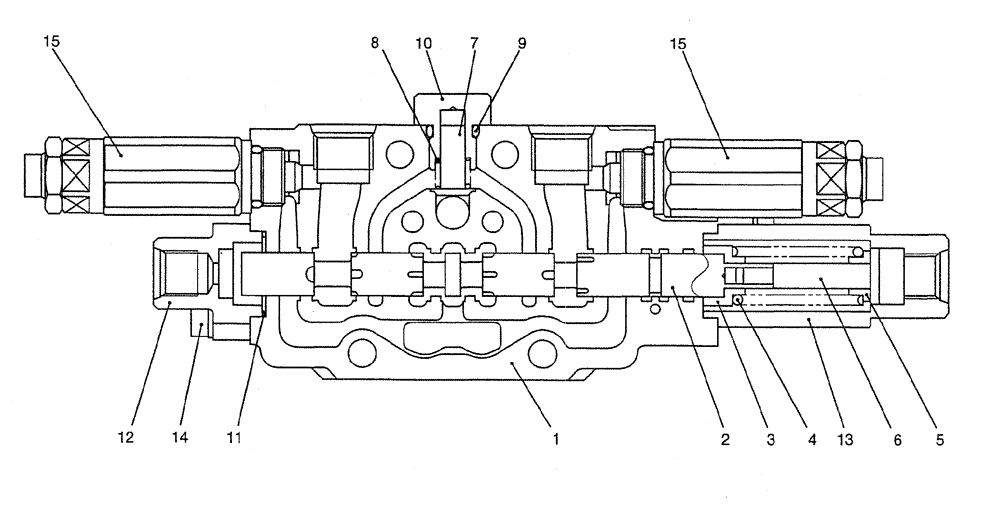 Схема запчастей Case CX27B PV13 - (07-014) - VALVE ASSY, CONTROL, P/N PM30V00054F1 ELECTRICAL AND HYDRAULIC COMPONENTS