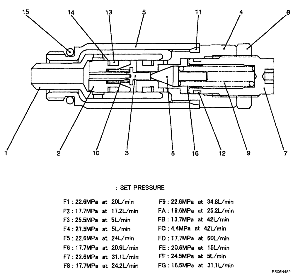 Схема запчастей Case CX17B - (08-014[00]) - VALVE ASSY, OVERLOAD RELIEF (PM22V00005F1-FG) (35) - HYDRAULIC SYSTEMS