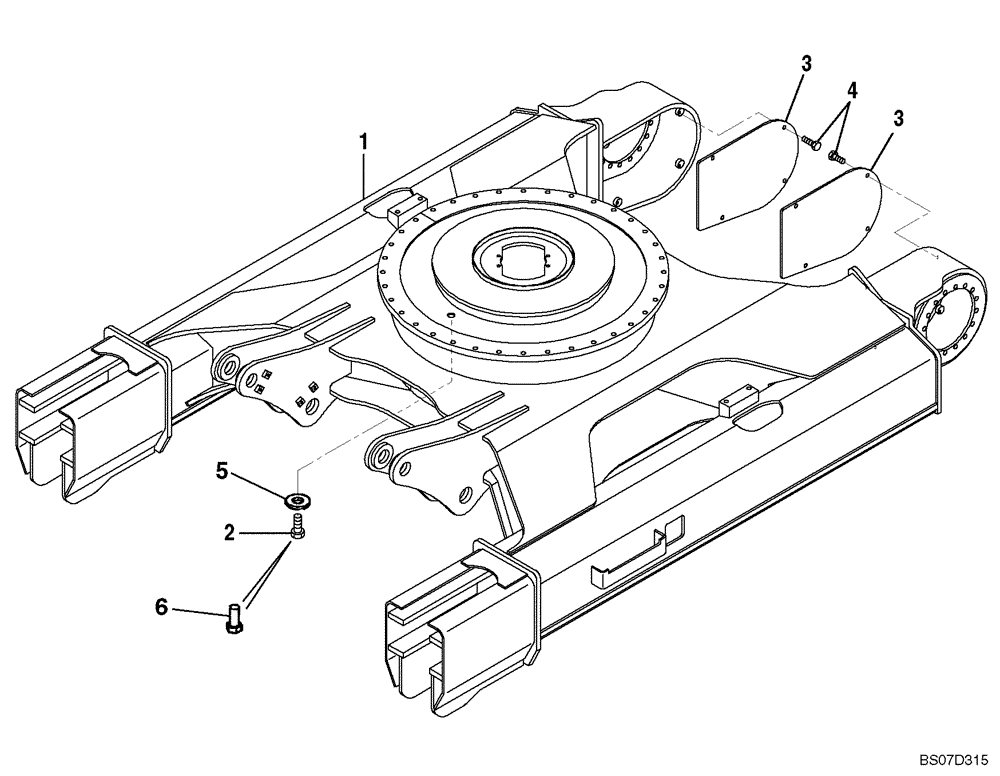 Схема запчастей Case CX135SR - (05-01) - UNDERCARRIAGE (11) - TRACKS/STEERING