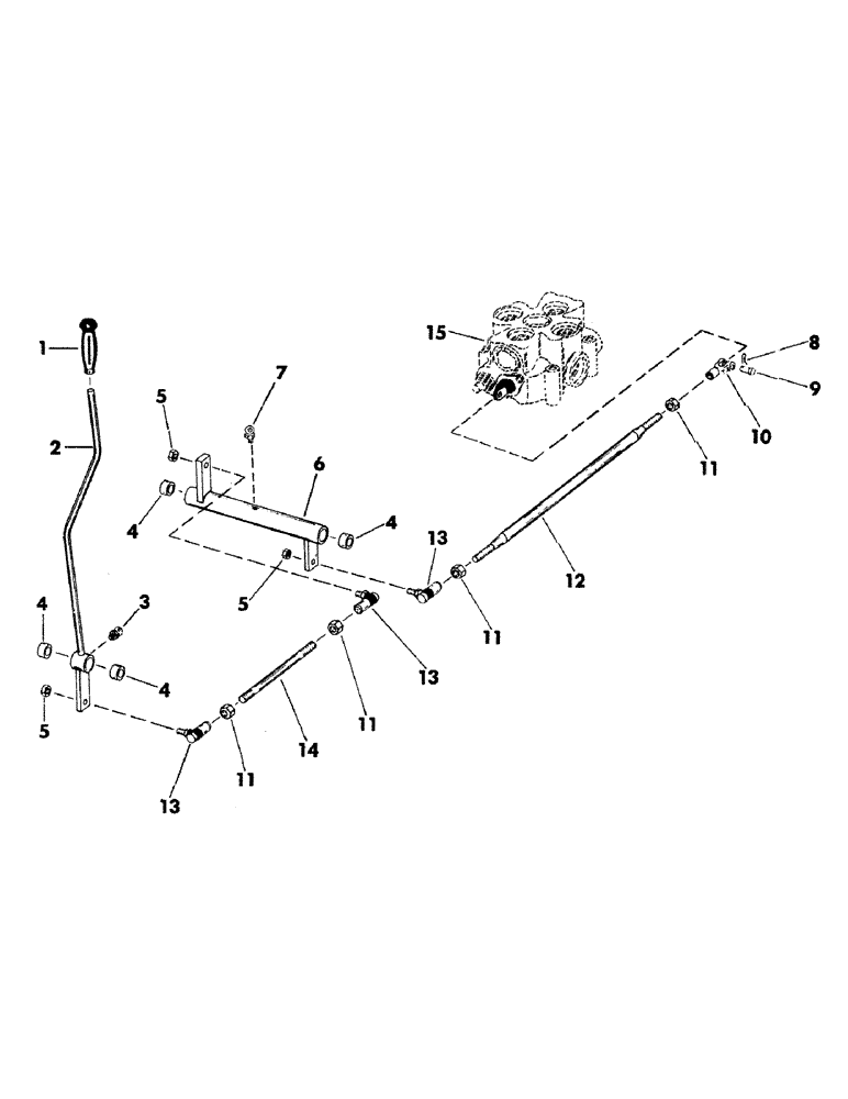 Схема запчастей Case 35YC - (082) - LEVELER CONTROL AND LINKAGE (05) - UPPERSTRUCTURE CHASSIS