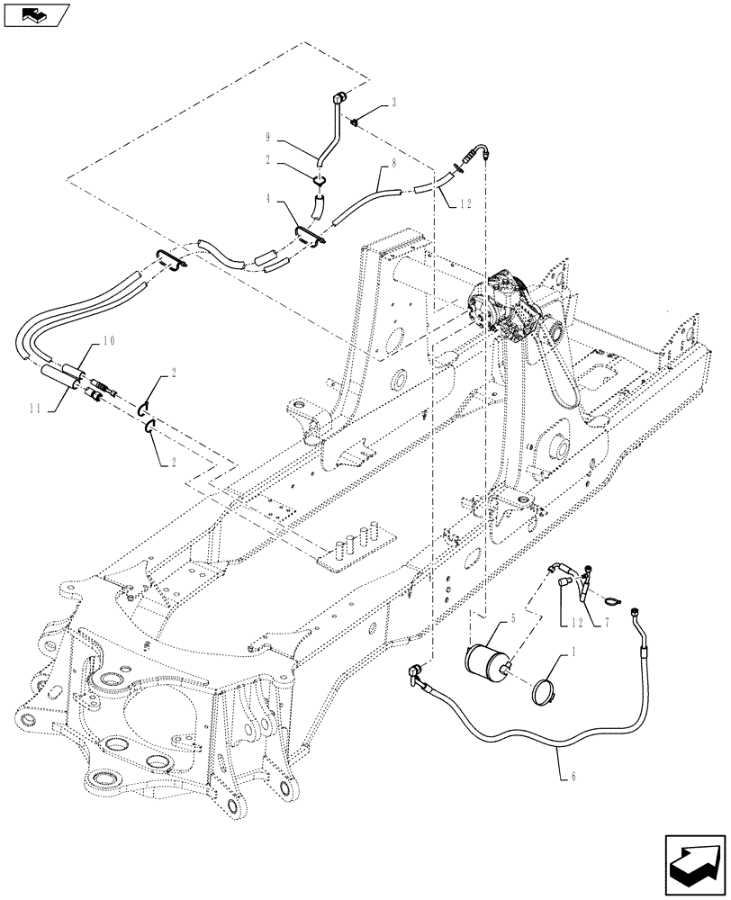 Схема запчастей Case 590SN - (50.200.0102) - AIR CONDITIONING (50) - CAB CLIMATE CONTROL