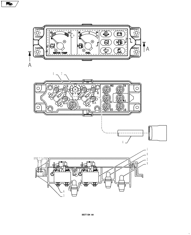 Схема запчастей Case CX55BMSR - (01-049[03]) - CONTROLS, OPERATORS (90) - PLATFORM, CAB, BODYWORK AND DECALS