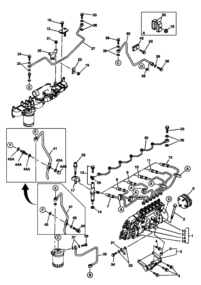 Схема запчастей Case CX350 - (03-011-00[02]) - FUEL SYSTEM (04) - ELECTRICAL SYSTEMS