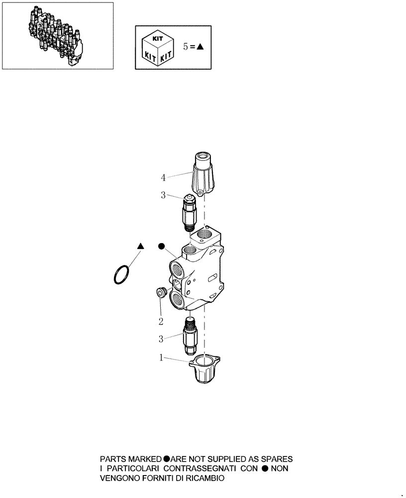 Схема запчастей Case CX22B - (1.050A[05]) - HYDRAULIC CONTROL VALVE - COMPONENTS (ARM) (35) - HYDRAULIC SYSTEMS