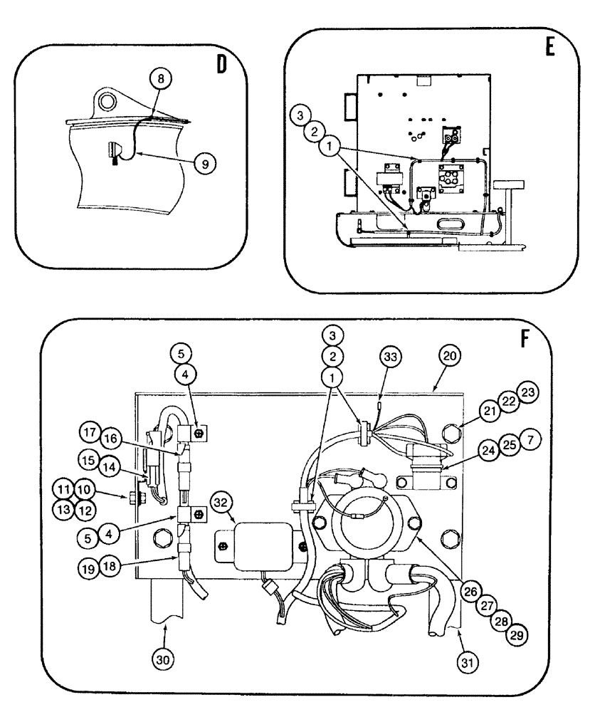 Схема запчастей Case 9050B - (4-012) - ELECTRICAL PARTS ABOVE BATTERIES, PRIOR TO P.I.N. EAC0501196 (04) - ELECTRICAL SYSTEMS