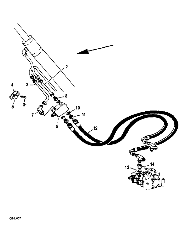 Схема запчастей Case 221B - (8-13A) - SAFETY VALVE - LOADER ARM CYLINDER, 121B DAH1215912- / 221B DAH2205913- (08) - HYDRAULICS