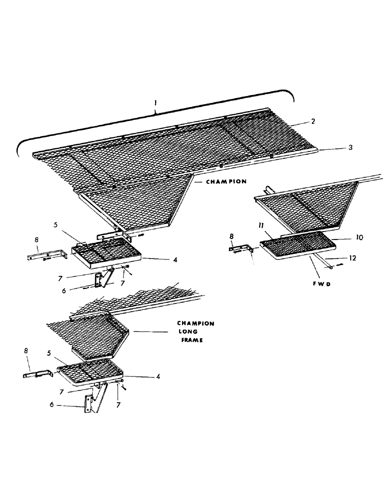 Схема запчастей Case 30YM - (102) - STEP AND SAFETY WALKS FOR CARRIERS (05) - UPPERSTRUCTURE CHASSIS